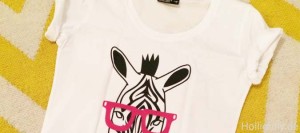 Ganz nah am Zebra-T-Shirt