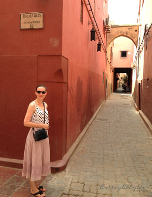 Gassen in Medina in Marrakesch