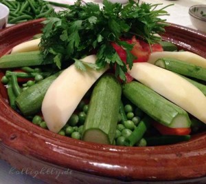 Rezept für vegetarische Tajine