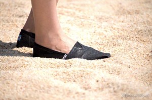Toms im Sand