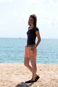 Petra am Strand