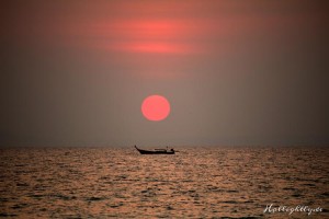 Sonnenuntergang im Zeavola