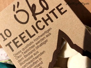 Ökologische Teelichter