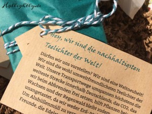 Ökologische Teelichter